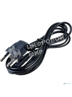 Шнур сетевой Rexant вилка угловая - евроразъем С7, кабель 2x0,75 мм², длина 1,5 м. (PVC пакет)