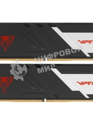 Оперативная память Patriot Viper Venom, DDR5, 32GB (2x16GB), 6800MHz, CL34, DIMM, с радиатором, черный