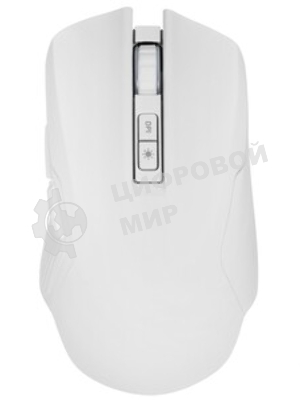 Мышь беспроводная/проводная Defender Whisper GM-209 белый, 7200 dpi, радиоканал, Bluetooth, USB, кнопки - 8
