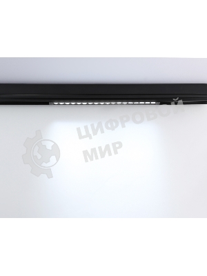 Управляемый светодиодный светильник для шинопровода Magnetic Ambrella light GL1312 BK черный IP20 15W 3000K-6400K 220V 24° 342*25*42 (Без ПДУ)