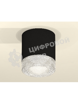 Светильник Ambrella Light XS7402010 SBK/CL черный песок/прозрачный MR16 GU5.3 (C7402, N7191)
