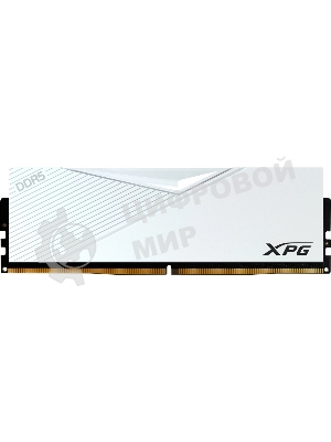 Оперативная память XPG Lancer, DDR5, 64GB (2x32GB), 6400MHz, CL32, DIMM, с радиаторами, белый