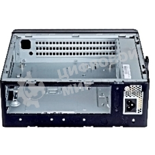 Компьютерный корпус Powerman EQ101BK slim ATX 200W Black 6117857 (8см Fan, 2* USB 3.0, Audio, PM-200ATX-PRO APFC)