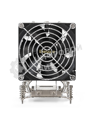 Кулер для процессора ExeGate ESNK-P0051AP4.PWM.4U.115x.Cu серебристый, 92 мм, алюминий/медь, 3800 об/мин, 44 дБ, 4 pin, 165 Вт, 125.8 мм