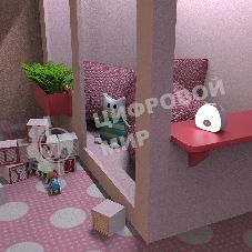 Ночник Gauss NN7034 поросенок розовый