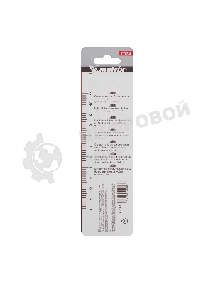 Сверло по металлу Matrix, 2,5 мм, HSS, нитридтитановое покрытие, цилиндрический хвостовик