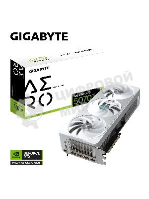 Видеокарта Gigabyte GV-N507TAERO OC-16GD 1.0 NV RTX 5070TI 16Gb 256bit GDDR7 2805/28000/HDMIx1/