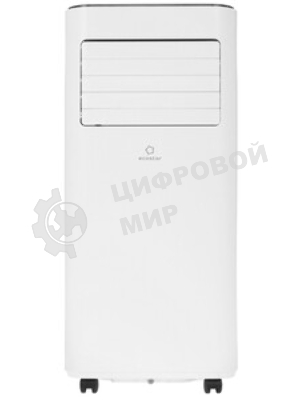 Кондиционер мобильный ECOSTAR KV-DS05CH-E 5000 BTU, 15 м², 52/53 дБ, охлаждение, осушение, белый