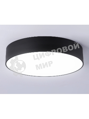 Потолочный светодиодный светильник Ambrella light FV5526 BK черный LED 35W 4200K D300*58 (Без ПДУ)