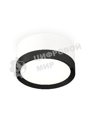Светильник Ambrella Light XS8101002 SWH/PBK белый песок/черный полированный GX53 (C8101, N8113)