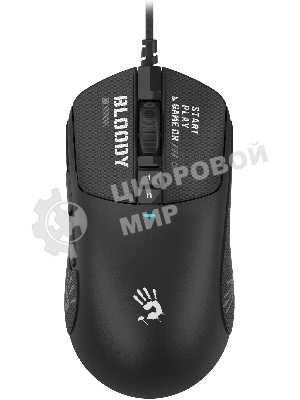 Мышь проводная A4Tech Bloody W72 Ultra черный, 20000 dpi, USB, кнопки - 7