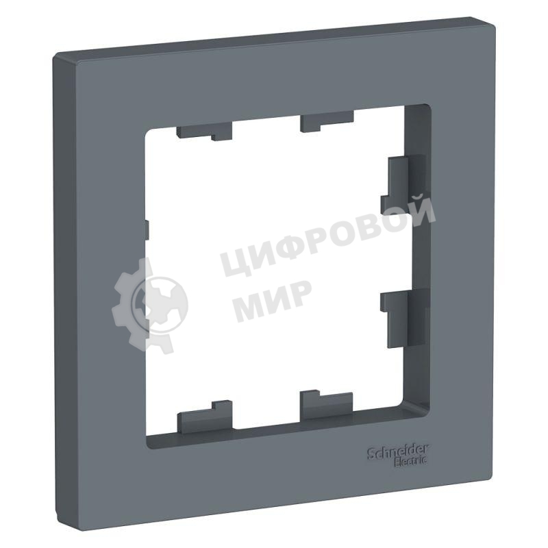 Рамка однопостовая AtlasDesign грифель