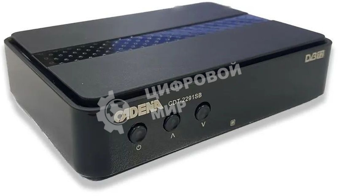 Ресивер DVB-T2 Cadena CDT-2291SB черный