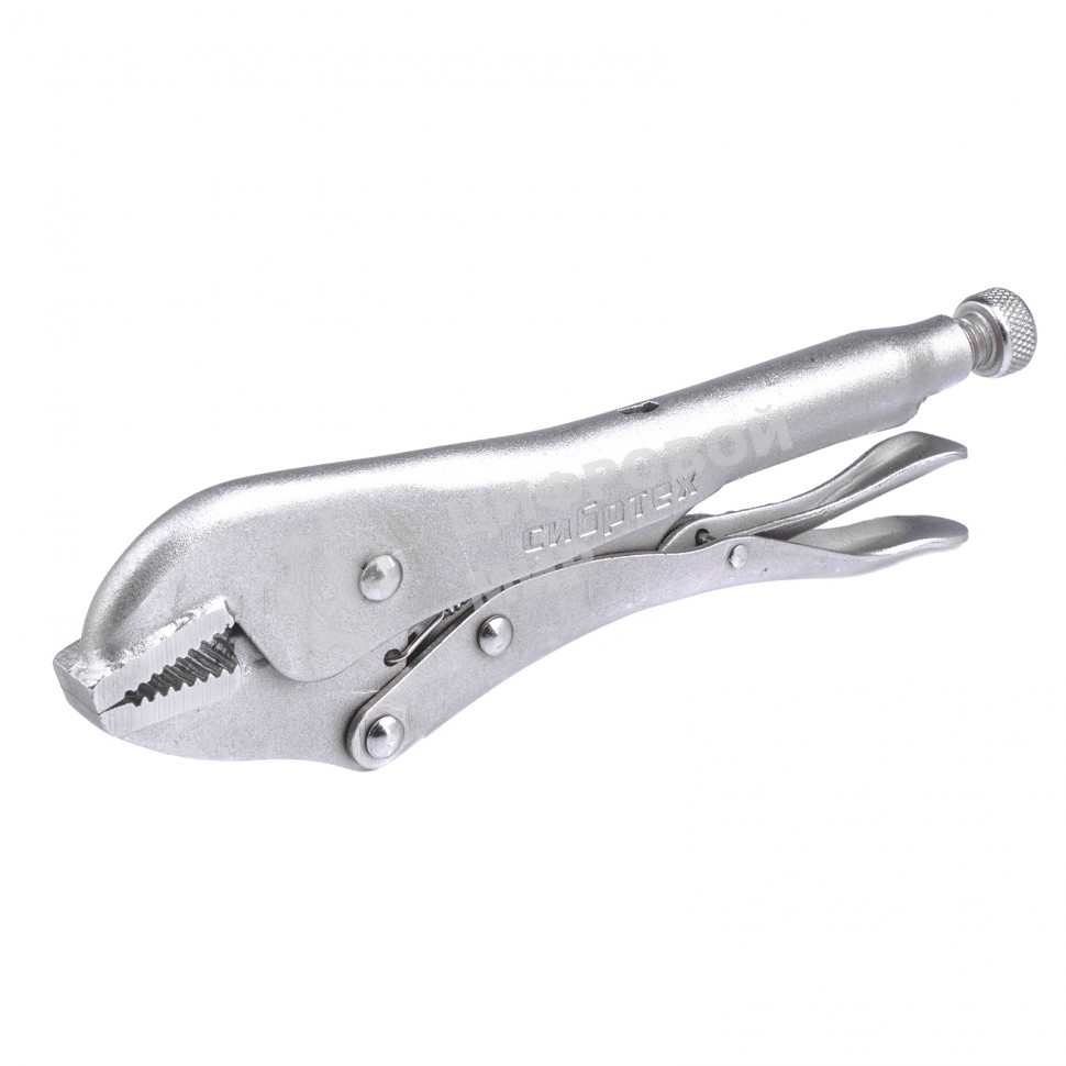 Зажим ручной Сибртех, усиленный, плоский захват, 225 мм