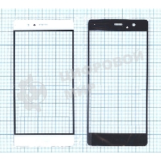 Стекло для Huawei P9 белое