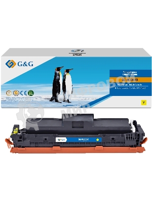 Картридж лазерный G&G GG-W2302X желтый (5500 стр.) для HP CLJ Pro 4203/MFP 4303