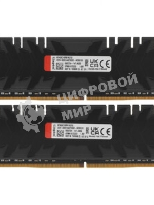 Оперативная память Kingston Fury Renegade, DDR4, 32Gb (2x16Gb), 3600MHz, CL16, DIMM, с радиатором, черный
