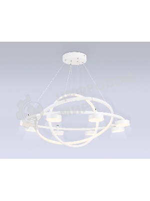 Светильник Ambrella light FL51777/3+8 WH белый 3000K/4200K/6400K 112W D800/580/400*1200 (ПДУ ИК)