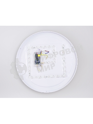 Потолочный светодиодный светильник Ambrella light FZ1322 GR/LWD серый/светлое дерево IP20 60W 3000-6400K D490*80 (ПДУ ИК)
