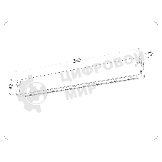Управляемый светодиодный светильник для шинопровода Magnetic Ambrella light GL1312 BK черный IP20 15W 3000K-6400K 220V 24° 342*25*42 (Без ПДУ)