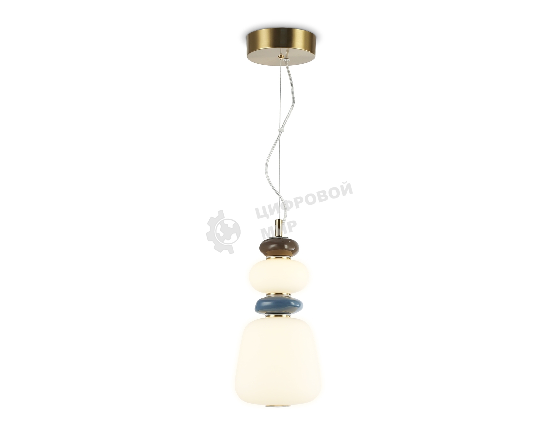 Светильник Ambrella light LH53162 SB/WH бронза/белый 12W 3000K D170*1510