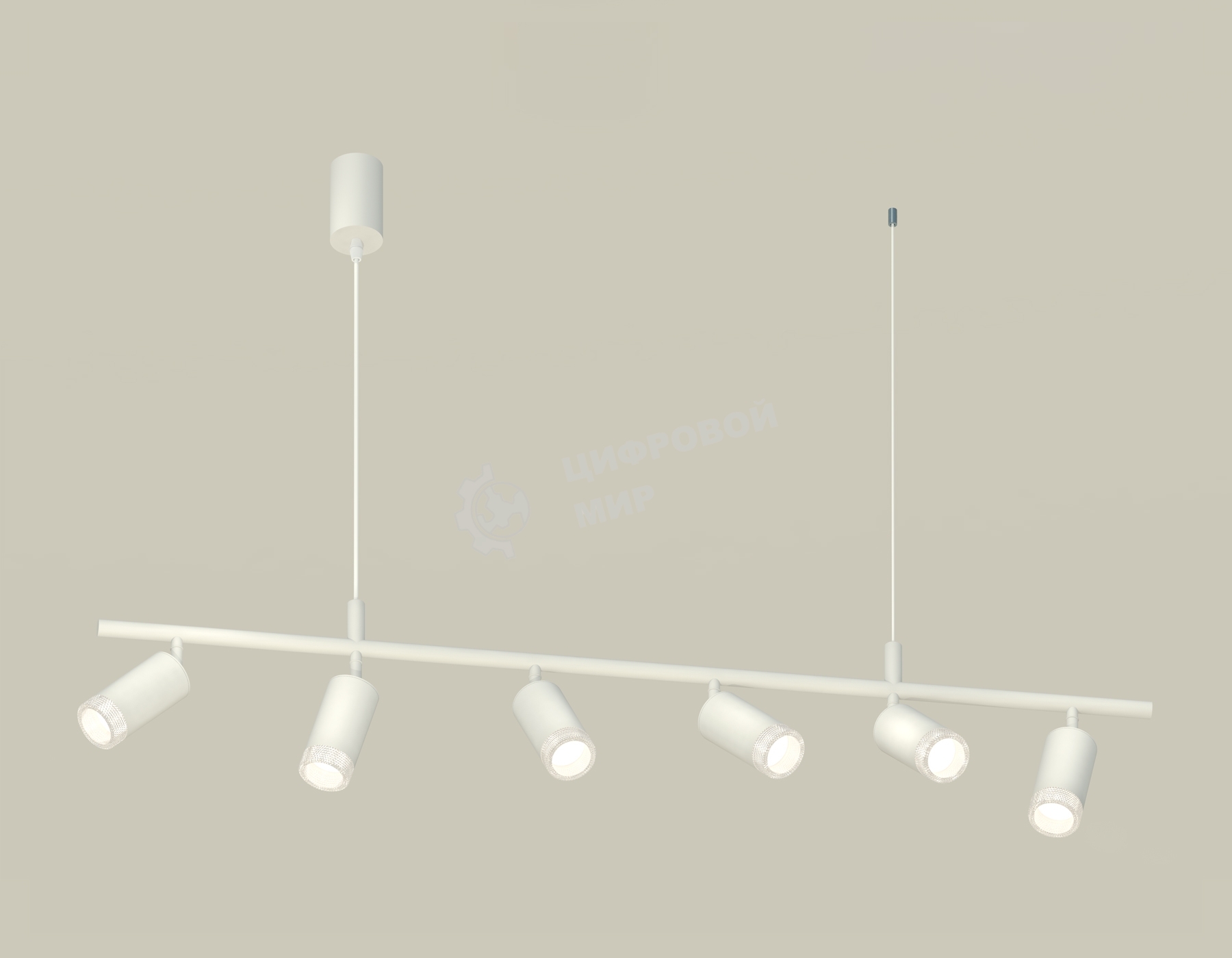 Светильник Ambrella light XB9005350/6 SWH/CL белый песок/прозрачный MR16 GU5.3 (С9005, С6322, N6150)
