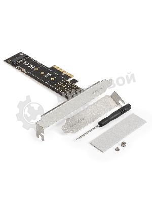 Переходник ExeGate EXE-570 (M.2 M key -> PCI-E x4 v3.0 для установки SSD 2230/2242/2260/2280/22110 M.2 M key в слот PCI-E x4)