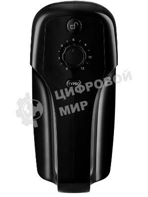 Миксер Kitfort КТ-3066 чёрный, ручной, 400 Вт, 12 скоростей
