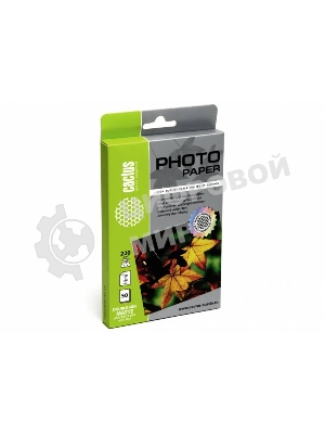 Фотобумага Cactus CS-MA622050DS матовая двусторонняя A6 220 г/м2 50 листов