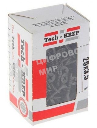Саморез 3.5х25 гипсокартон-металл (уп. 200 шт) коробка Tech-Krep 102129