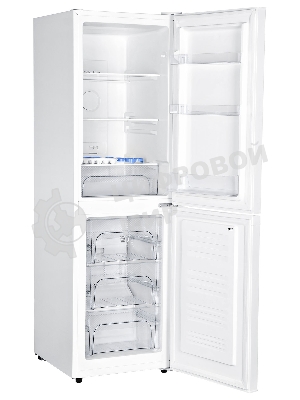 Холодильник Hyundai CC2056FWT белый двухкамерный 129/64л морозилка снизу, No Frost