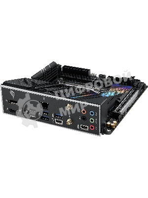 Материнская плата ASUS ROG STRIX B760-I GAMING WIFI, LGA 1700, Intel B760, 2xDDR5, 4xSATA, 2xM.2, 1xPCIe 5.0 x16, 1xHDMI, 1xDP, 1x 2.5Gb LAN, 3xUSB-A 2.0, 3xUSB-A 3.2 Gen 1, 1xUSB-C 3.2 Gen 1, 1xUSB-C 3.2 Gen 2x2, 5x3.5 мм, 7.1, Mini-ITX