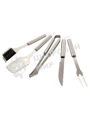 Набор приборов для барбекю Palisad Camping, 5 шт в алюм.кейсе