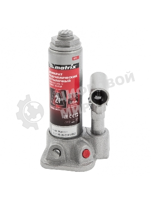 Домкрат Matrix бутылочный 2т h подъема 181–345мм