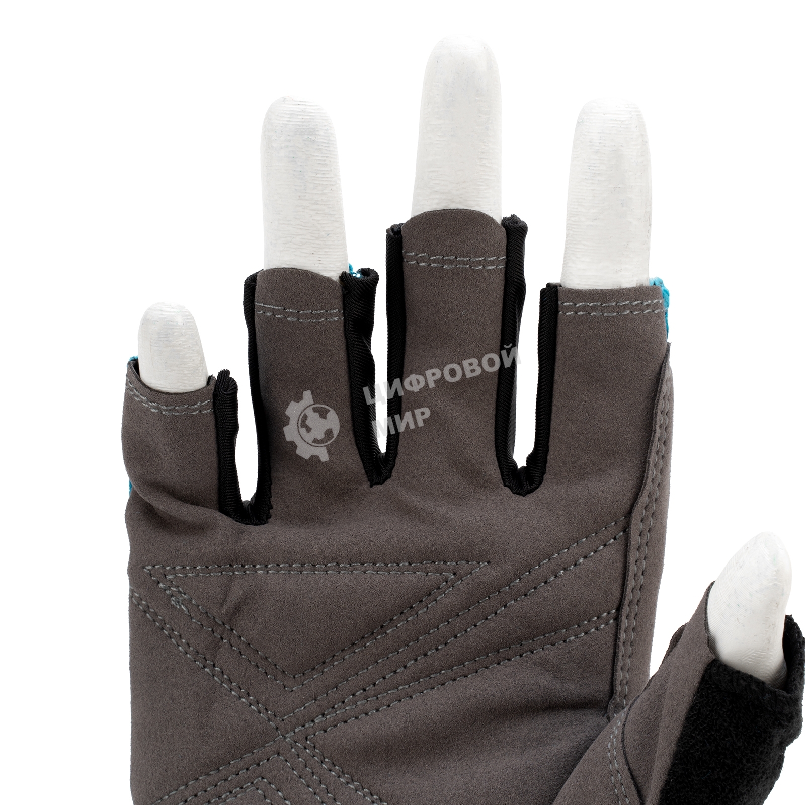 Перчатки комбинированные облегченные Gross открытые пальцы, AKTIV, размер L (9)