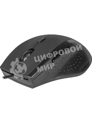 Мышь проводная Defender Accura MM-362 черный, 1600 dpi, USB, кнопки - 6