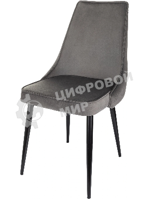 Стул для дома Бюрократ CH-K4_2 комплект 2 шт т. серый Holland 18 металл черный на ножках