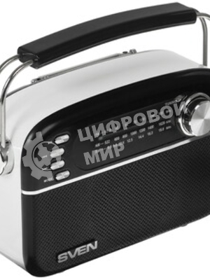 Радиоприемник SVEN SRP-505 (4 Вт, FM/AM/SW, USB, SD/microSD, Bluetooth, 1200 мА·ч)черный