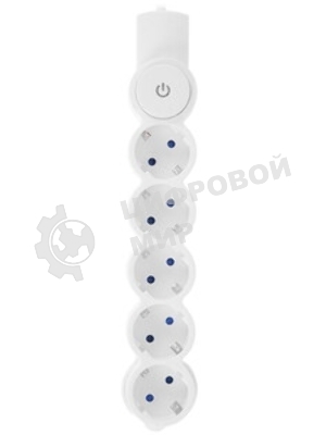 Фильтр сетевой Duwi 32574 1 С/Ф 5 гнезд- 1,5 м - белый