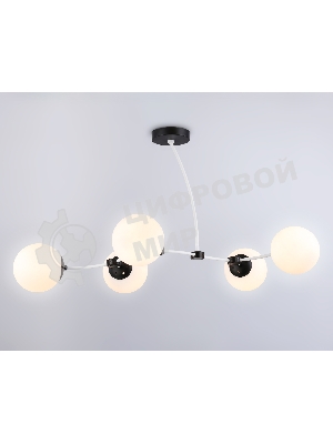 Светитльник Ambrella Light TR2546/5 WH/BK белый/черный E27/5 max 60W 950*600*450