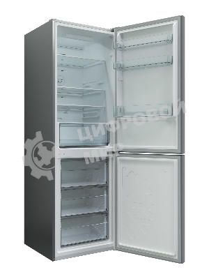 Холодильник Candy CCRN 6180S серебро двухкамерный 227/106л морозилка снизу, No Frost
