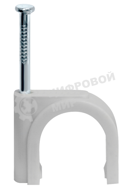 Скоба Navigator креп. круглая d6 с гвозд. NCR-06-50 (уп. 50 шт)