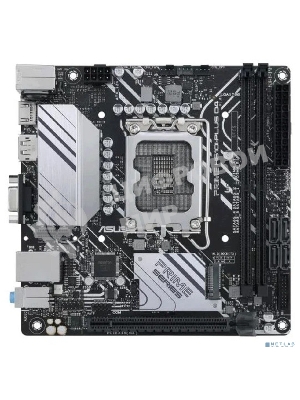 Материнская плата ASUS PRIME H610I-PLUS D4-CSM, LGA 1700, Intel H610, 2xDDR4, 4xSATA, 1xM.2 PCIe 3.0 x4, 1xPCIe 4.0 x16, 1xHDMI, 1xDP, 1xVGA, 2xUSB-A 3.2 Gen 1, 2xUSB-A 2.0, 1x 1Gb LAN, 3x3.5 мм, 7.1, Mini-ITX