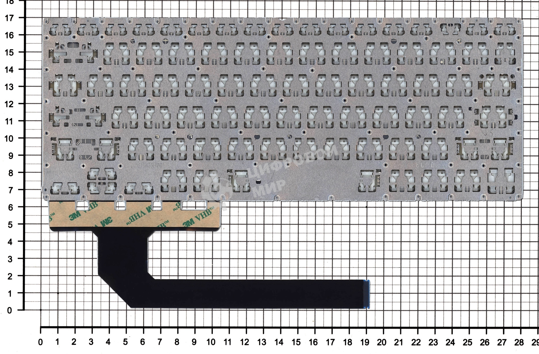 Клавиатура для ноутбука Asus ZenBook Flip S UX370UA черная с подсветкой
