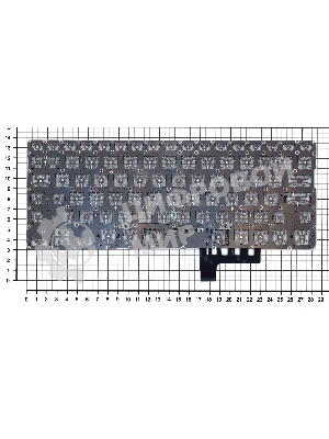 Клавиатура для ноутбука Asus UX331 UX331U UX331UA UX331UN черная с подсветкой