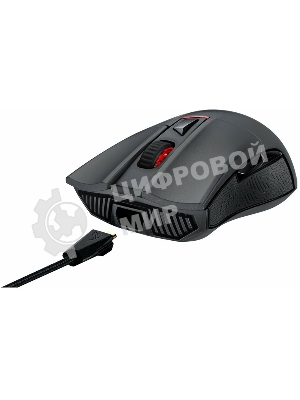 Мышь проводная ASUS ROG Gladius II Core черный, 6200 dpi, USB, кнопки - 6