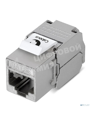 Модуль универсальный Cabeus, keystone, 1хRJ45(8P8C), Toolless, кат. 5е, экр., белый
