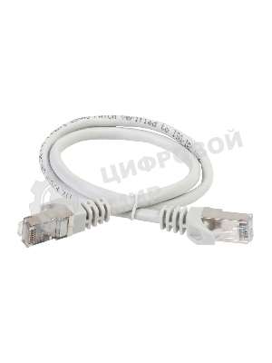 Коммутационный шнур ITK PC01-C5EF-1M5 (патч-корд), cat.5e FTP, 1,5м, серый