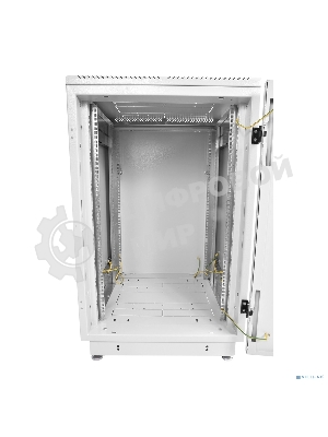 Шкаф телекоммуникационный напольный 18U Шкаф состоит из: 11186845111, 21186800001 (600x800) дверь перфорированная (2 места), ШТК-М-18.6.8-4ААА