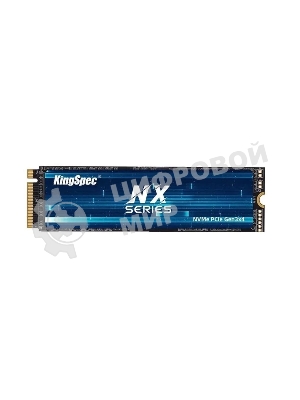 Накопитель SSD KingSpec NX-256, 256Gb, PCIe 3.0 x4, M.2 2280, NVMe, R/W 3400/3100